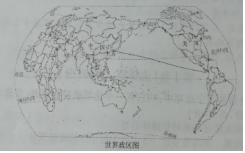 材料二:世界语言分布图和三大人种分布图